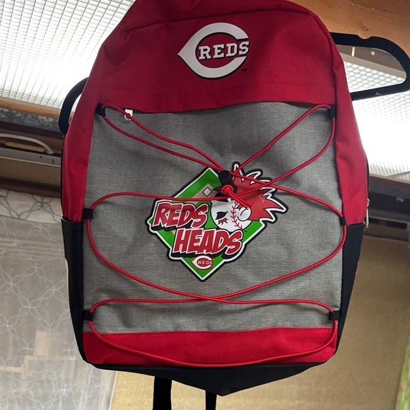 Cincinnati Reds - Red and Gray Backpack - Picture 1 of 11